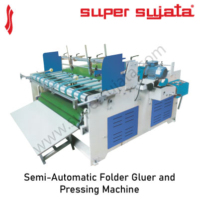 Semi Automatic Pasting, Hand Folding and Pressing Machine