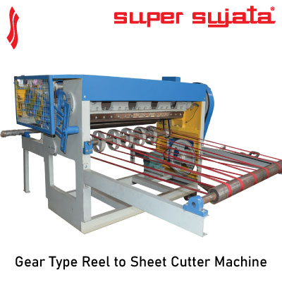 Gear Type Reel To Sheet Cutter